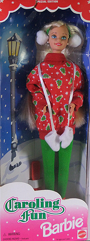 barbie caroling fun 1995