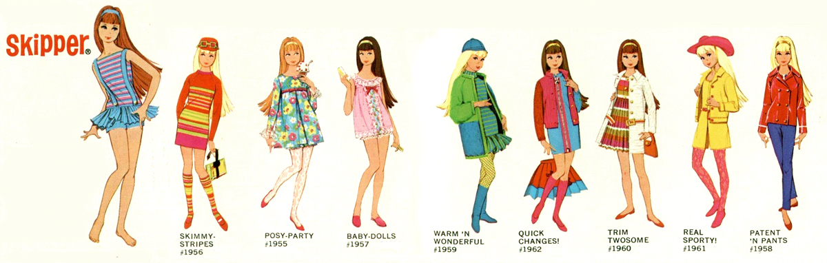 1975 Growing up fashion Skipper outfit 2 #9021